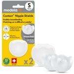 Medela Ψευδοθηλές Σιλικόνης Με Θήκη Large (2 τεμ.)