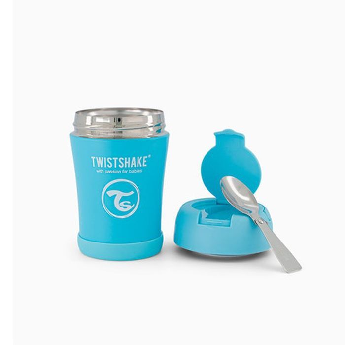 BLUE-8 Twistshake - Ισοθερμικό Δοχείο Φαγητού 350ml Pastel Blue - Image 1