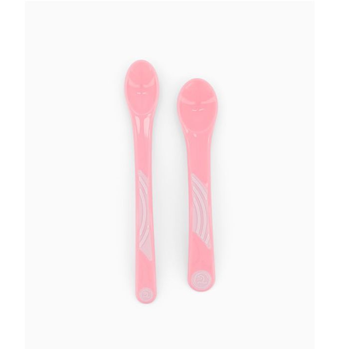 PINK-10 Twistshake - Κουταλάκια Ταίσματος 2τμχ 4+μηνών Pastel Pink - Image 1