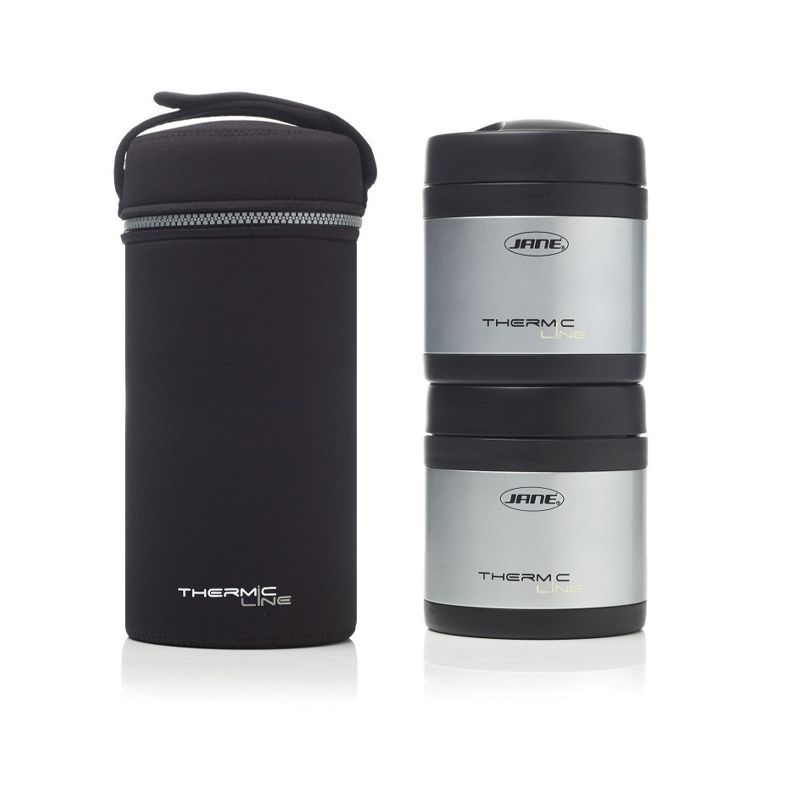 jane-anoikseidwtos-thermos-fagitoy-2-x-500-ml-doxeia Jane Ανοξείδωτος Θερμός Φαγητού 2 x 500ml δοχεία - Image 1