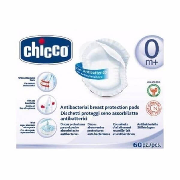 Chicco Επιθέματα Αντιβακτηριακά (60 τεμ)