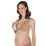 Relax Maternity - Μπουστάκι Σουτιέν Θηλασμού Beige