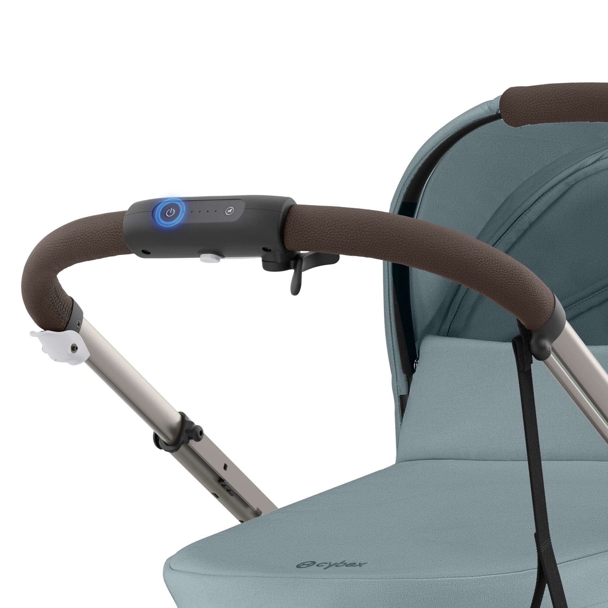 Cybex Βρεφικό Καρότσι eGazelle S TPE BP Stormy Blue - Image 3