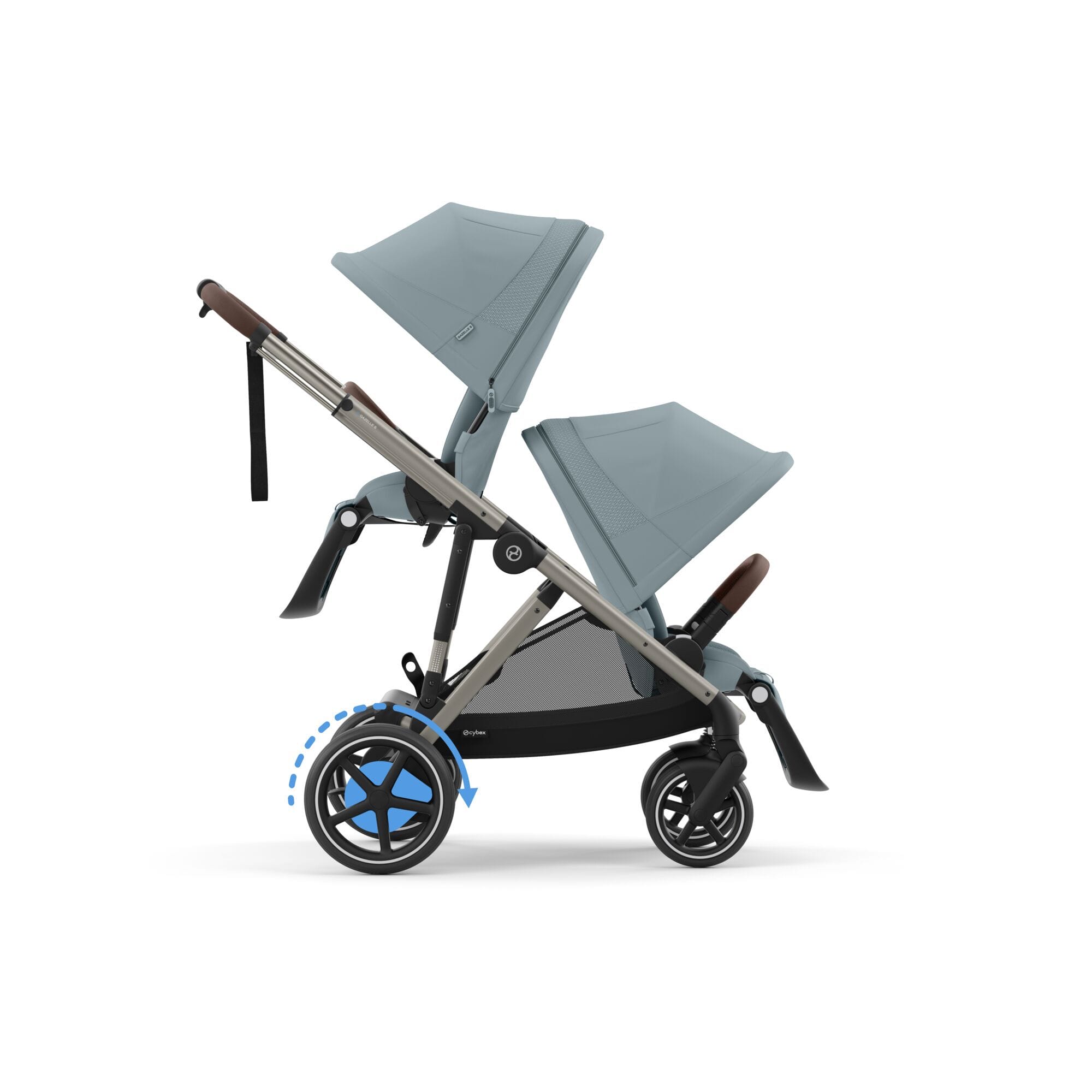 Cybex Βρεφικό Καρότσι eGazelle S TPE BP Stormy Blue - Image 7
