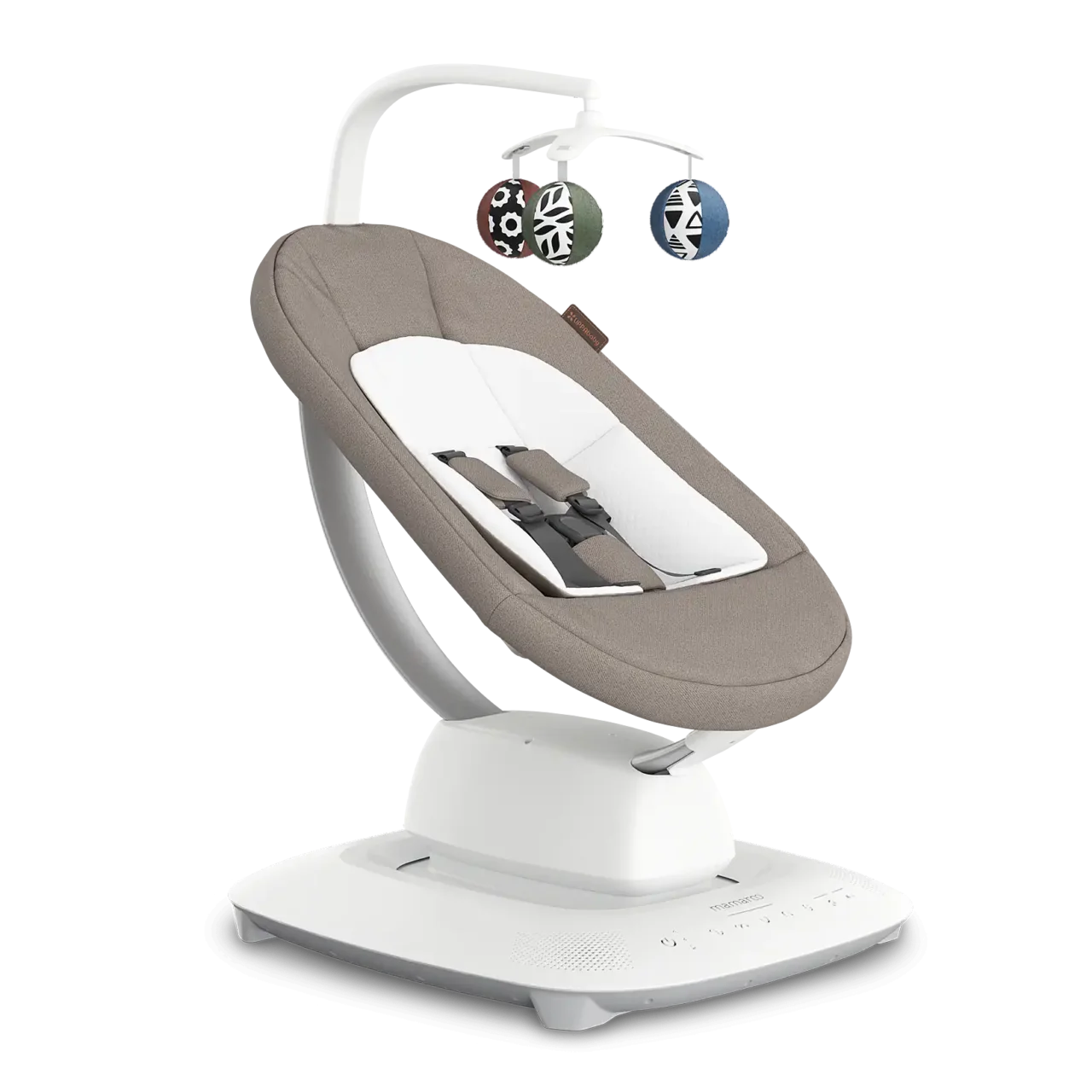2001-MRO-WEL_1-scaled UPPAbaby Mamaroo smart κούνια - Ριλάξ Wells Dark Taupe Mélange - Image 1