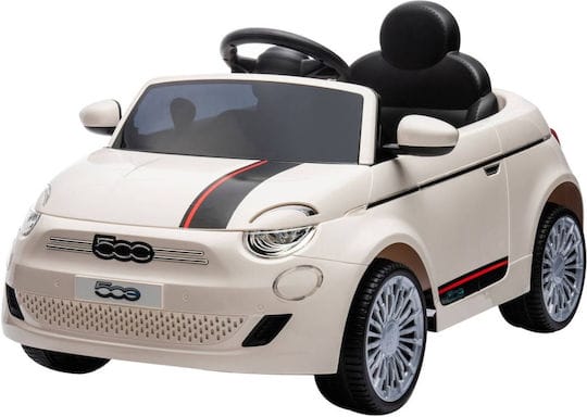 Globo Παιδικό Ηλεκτροκίνητο Αυτοκίνητο BT Li-lon FIAT 500E Λευκό - Image 3