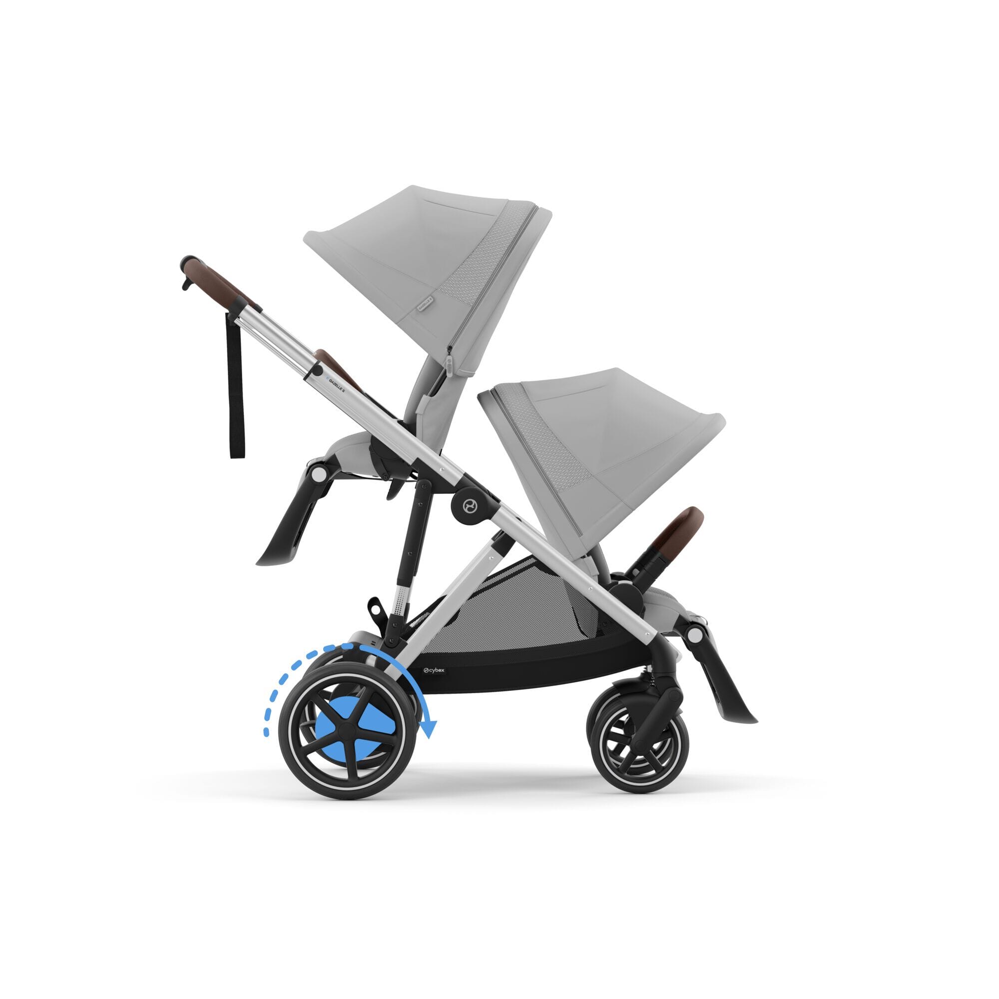 CYBEX Βρεφικό Καρότσι eGazelle S SLV BP Stone Grey - Image 7