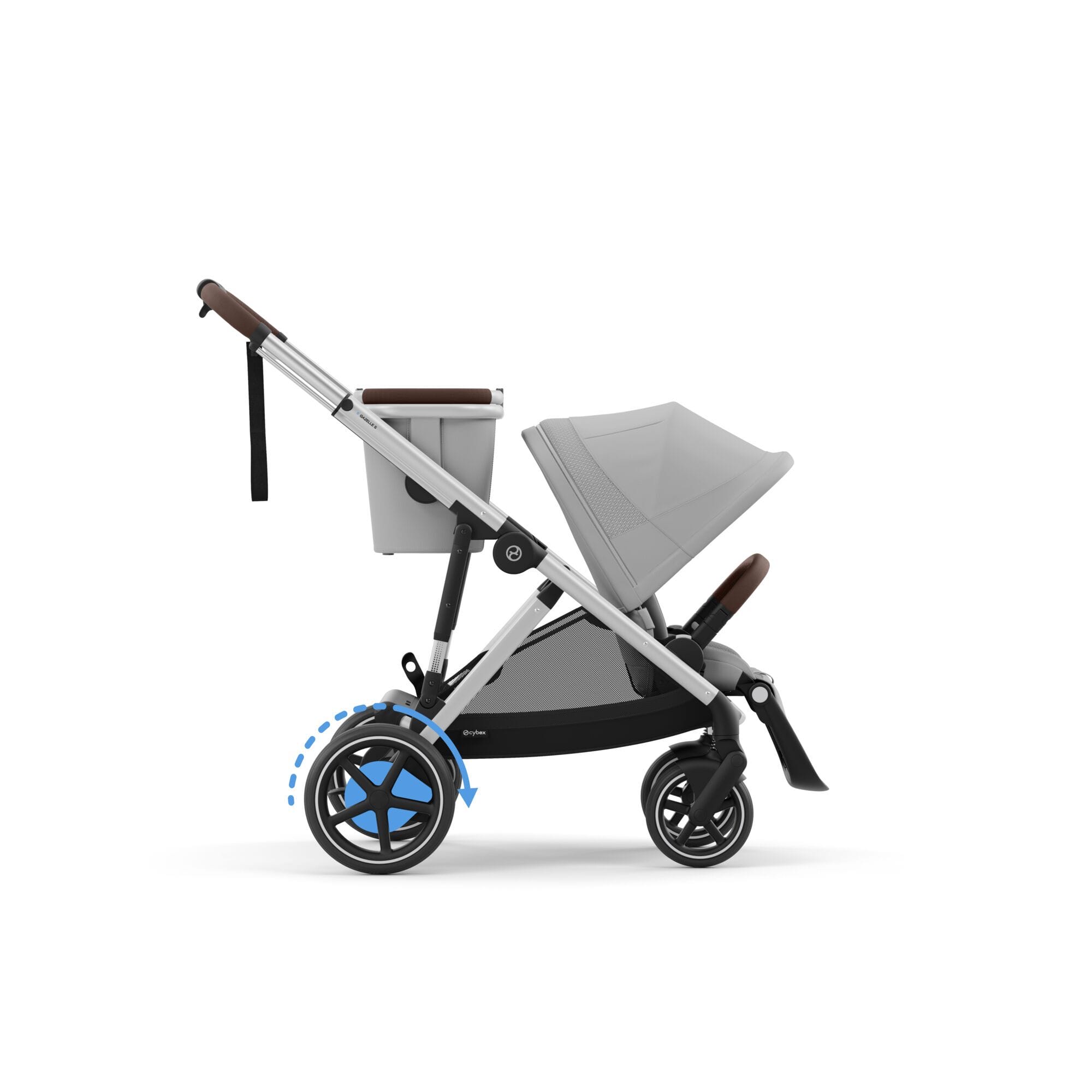 CYBEX Βρεφικό Καρότσι eGazelle S SLV BP Stone Grey - Image 1