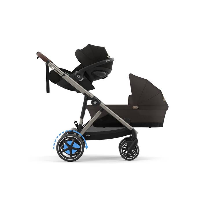 CYBEX Βρεφικό Καρότσι eGazelle S TPE BP Chocolate Brown - Image 2