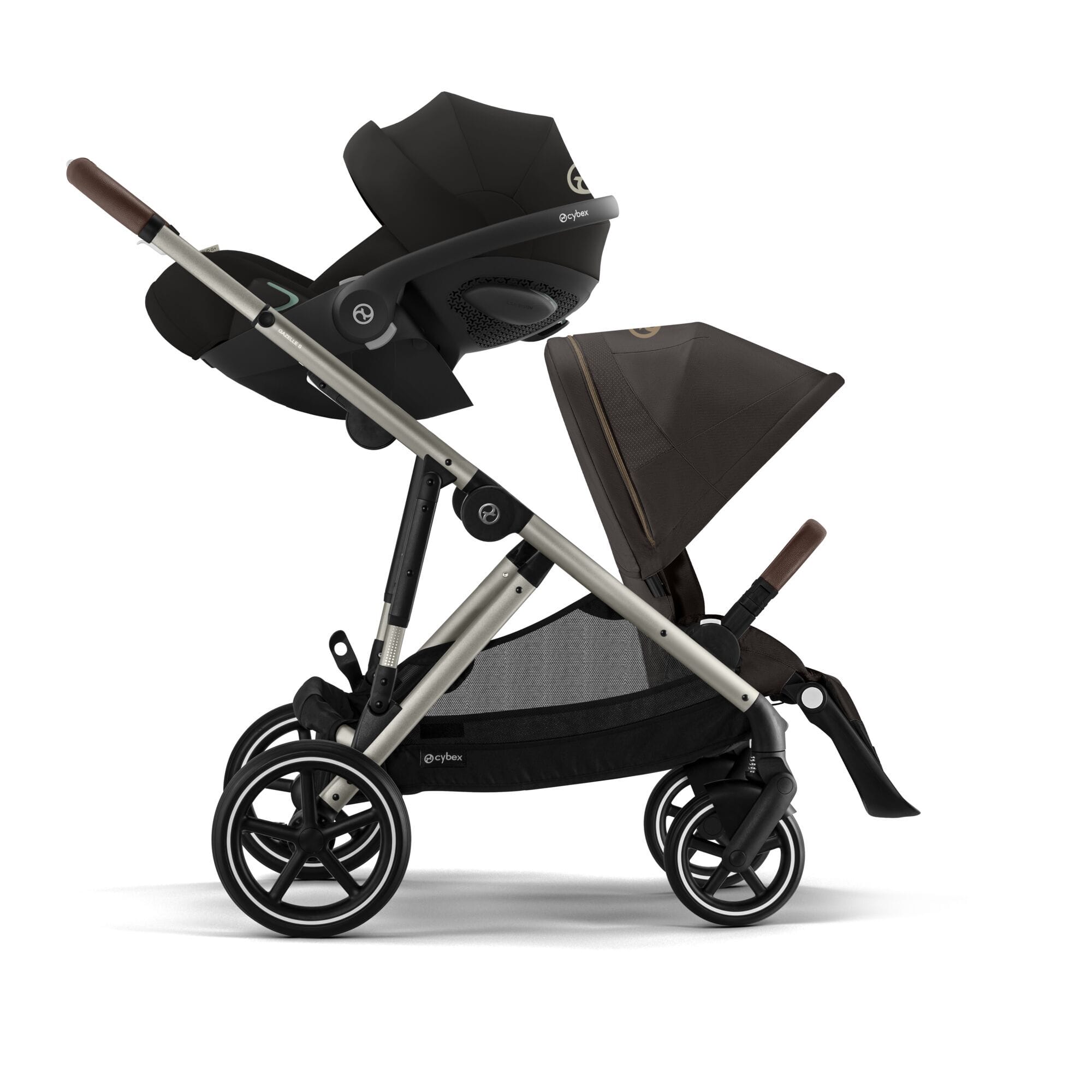 CYBEX Βρεφικό Καρότσι GAZELLE S TPE Chocolate Brown - Image 2