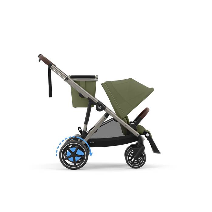 CYBEX Βρεφικό Καρότσι eGazelle S TPE BP Moss Green / khaki - Image 1