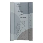 BebeStars Σκληρή Αλλαξιέρα Stone Olive από Πλαστικό για Κρεβάτι 45x77cm