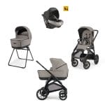 INGLESINA Πολυκαρότσι Quattro Aptica XT Darwin TUNDRA BEIGE + Σασί Καροτσιού ΜΑΥΡΟ
