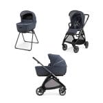 INGLESINA Πολυκαρότσι ELECTA DUO ROOF. BLUE +ΜΕΤΑΛΙΚΟ ΜΑΥΡΟ Σάσί Καρότσιού