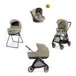 INGLESINA Πολυκαρότσι Quatro Electa Darwin HANGAR BEIGE + BRONZE ΜΑΥΡΟ Σασί Καροτσιού