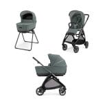 INGLESINA Πολυκαρότσι ELECTA DUO STUDIO GREY + ΜΕΤΑΛΙΚΟ ΜΑΥΡΟ Σάσί Καρότσιού