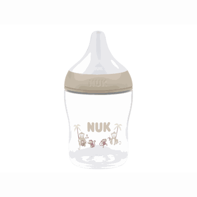 Nuk Μπιμπερό Πλαστικό 150ml 0+m Perfect Match Σιλικ. Temperature Control - Image 1