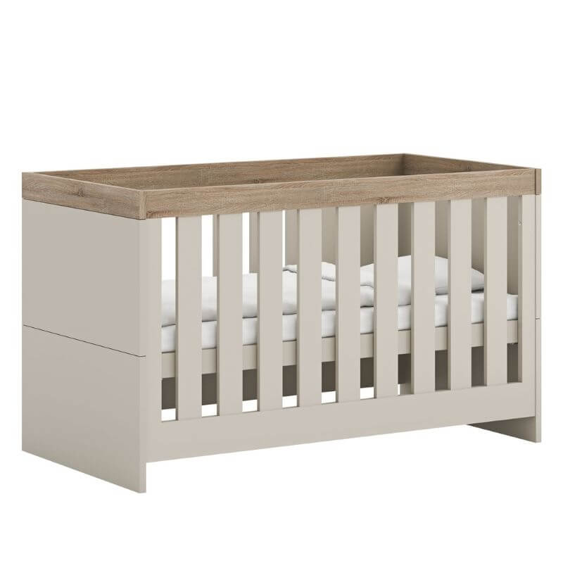 4023994 Memble Vox Βρεφικό Κρεβάτι 70x140cm Sande Cashmere truffle Oak - Image 1